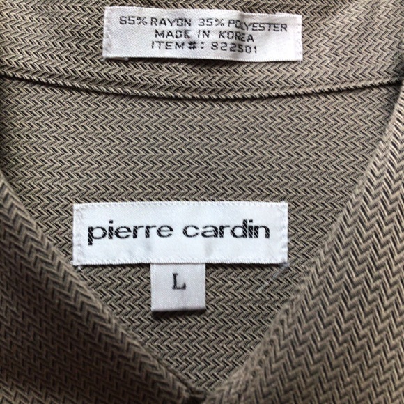 Pierre Cardin men’s button down long sleeve shirt - Picture 3 of 5